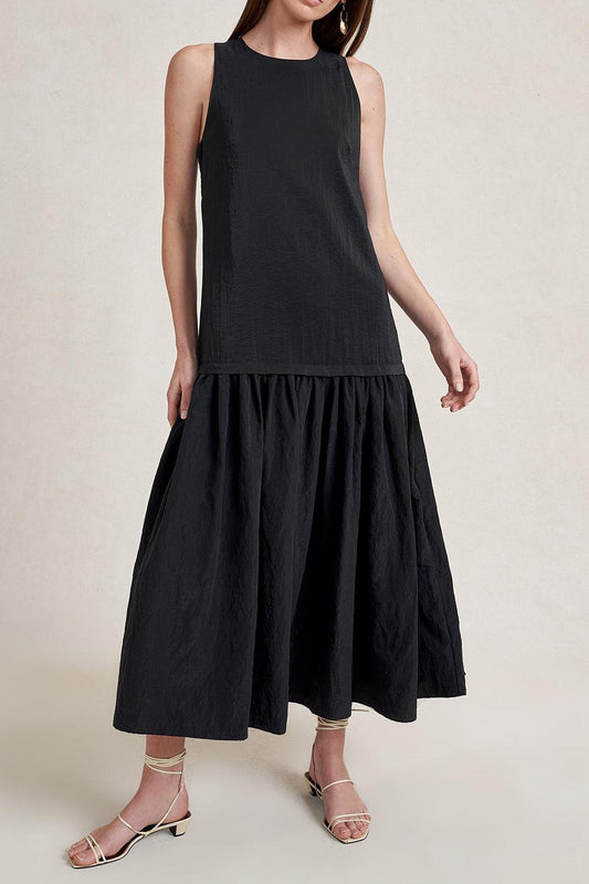 Cornelia Dress - Black-BLACK-XS-CLOTHINGDRESSCASUAL-LA LIGNE