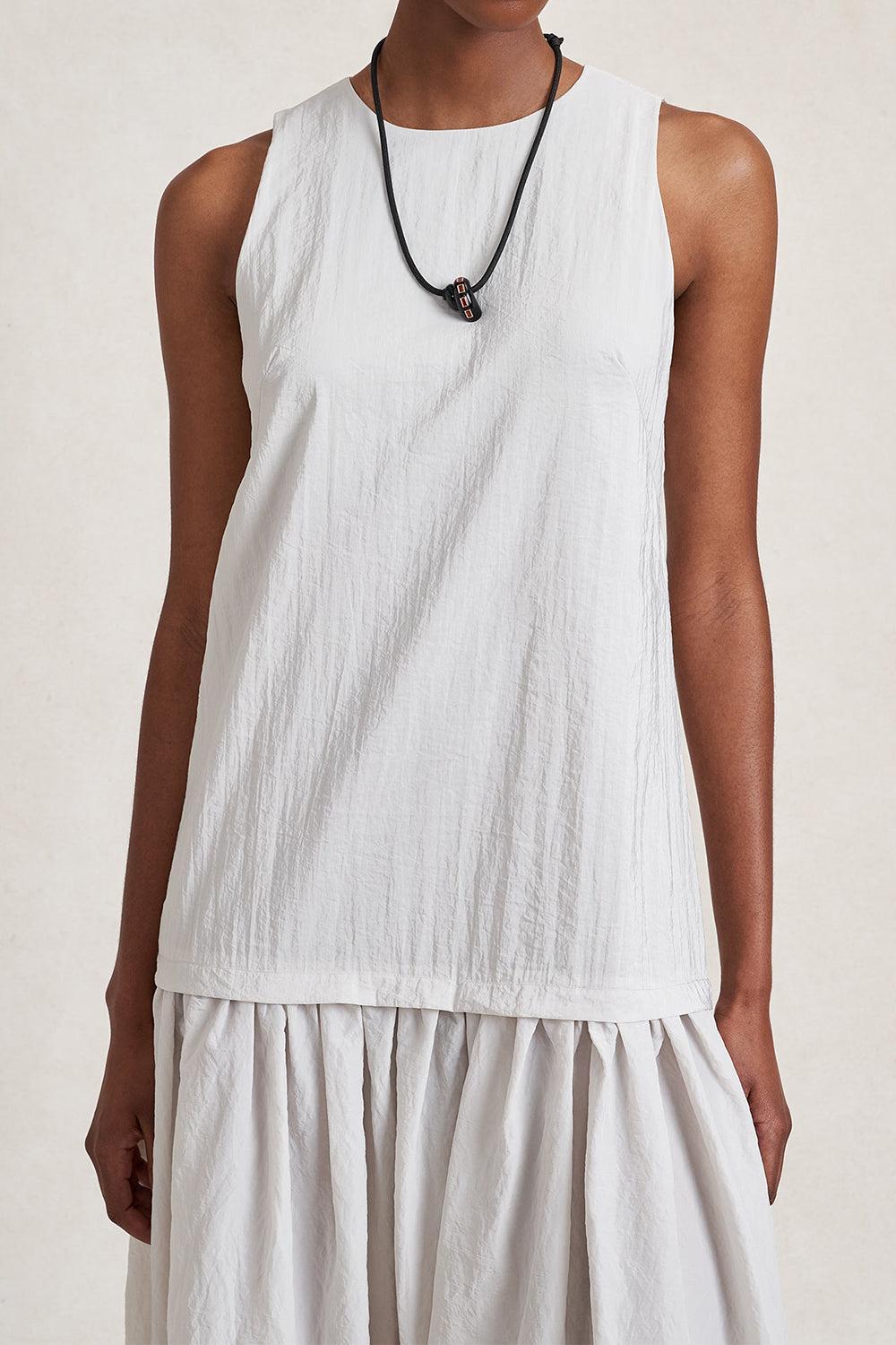 Cornelia Dress - Stone-WHITE-XS-CLOTHINGDRESSCASUAL-LA LIGNE