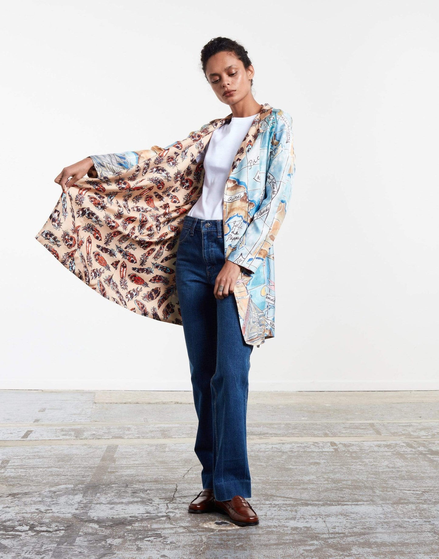 LA PRESTIC OUISTON-Liberte Reversible Short Coat-