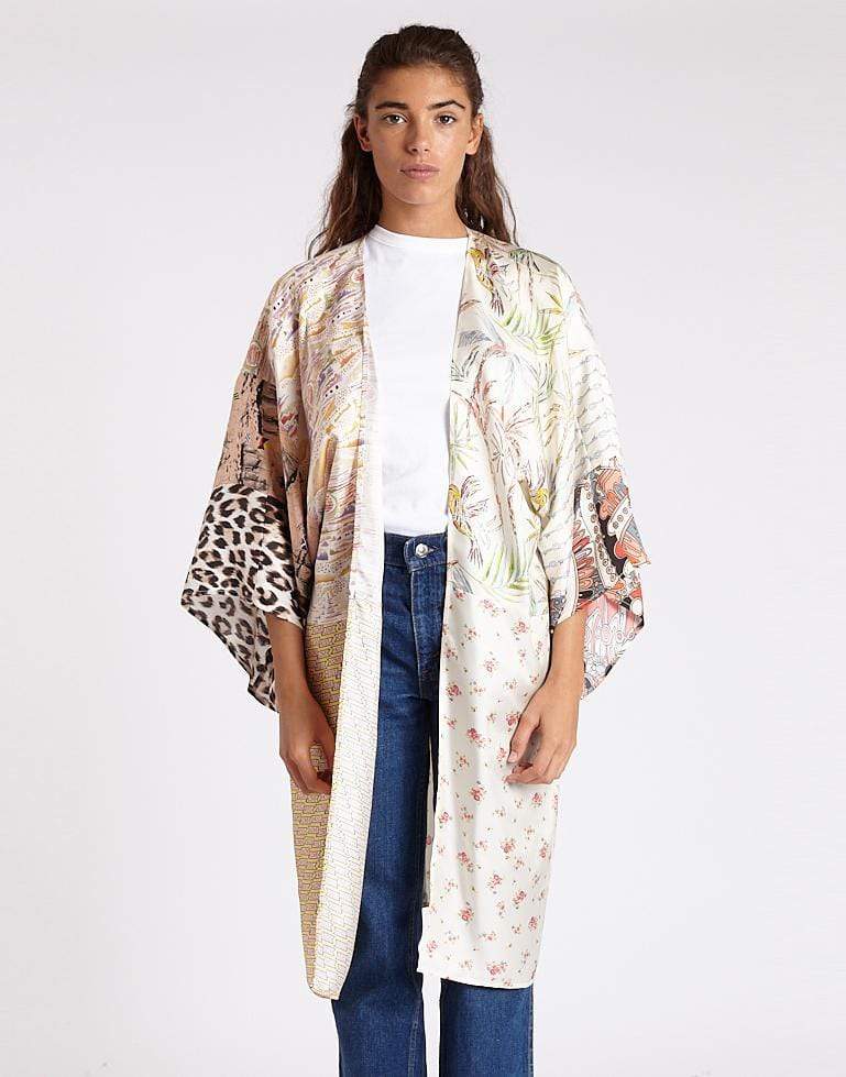 LA PRESTIC OUISTON-Mix L.A. Sunset Beige Plage Kimono-