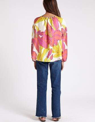 LA PRESTIC OUISTON-Saint Martin Lys Chich Peasant Blouse-