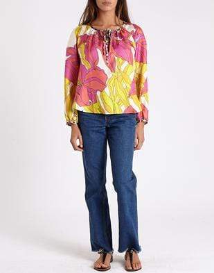 LA PRESTIC OUISTON-Saint Martin Lys Chich Peasant Blouse-