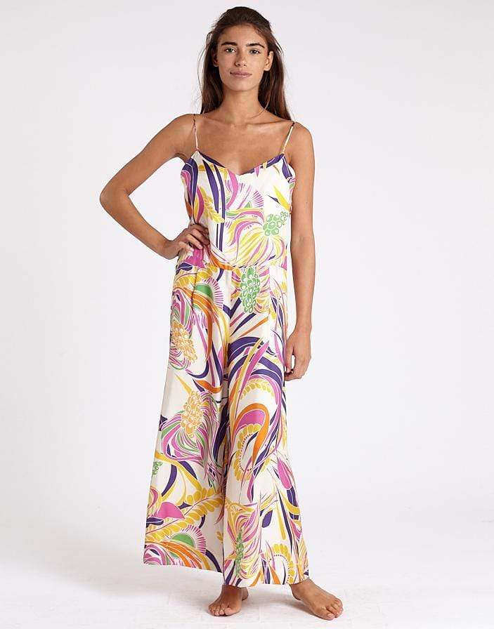 LA PRESTIC OUISTON-Corail Chic Paulette Tank Jumpsuit-
