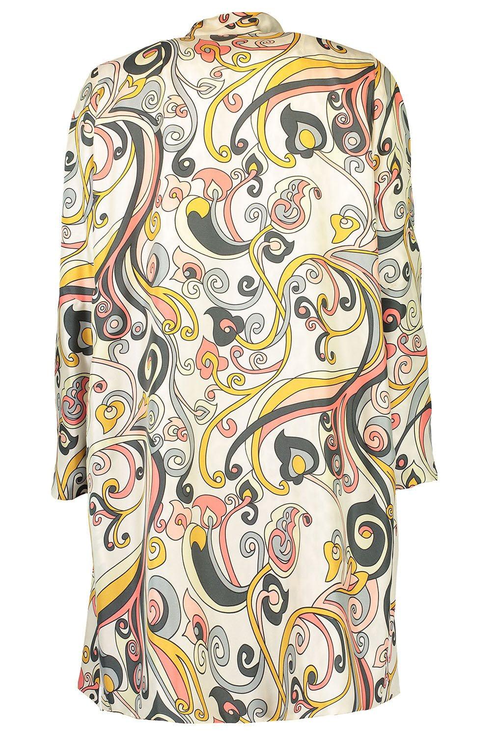 LA PRESTIC OUISTON-Liberte Kimono - Mix Arabesques Rose-