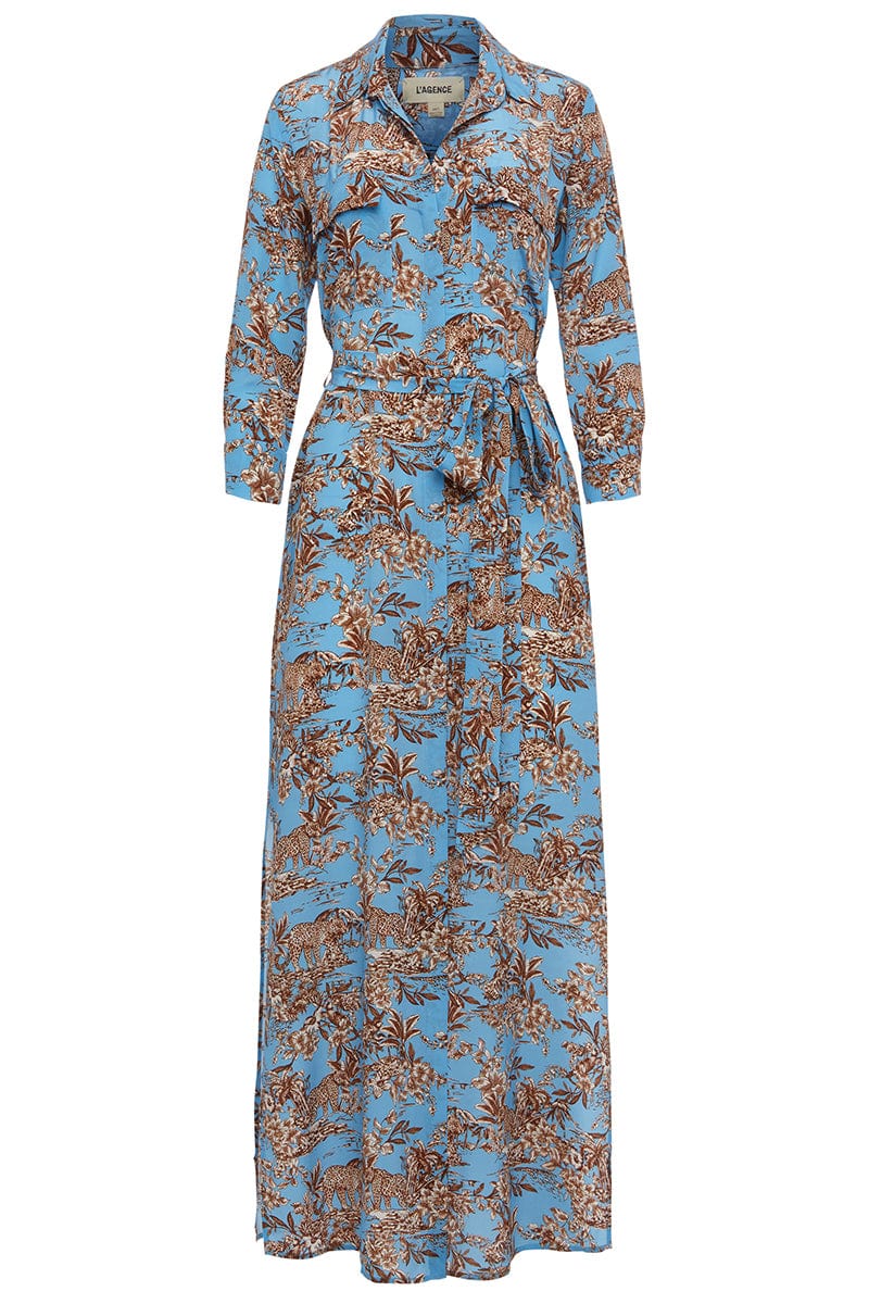 L'AGENCE-Cameron Shirt Maxi Dress-