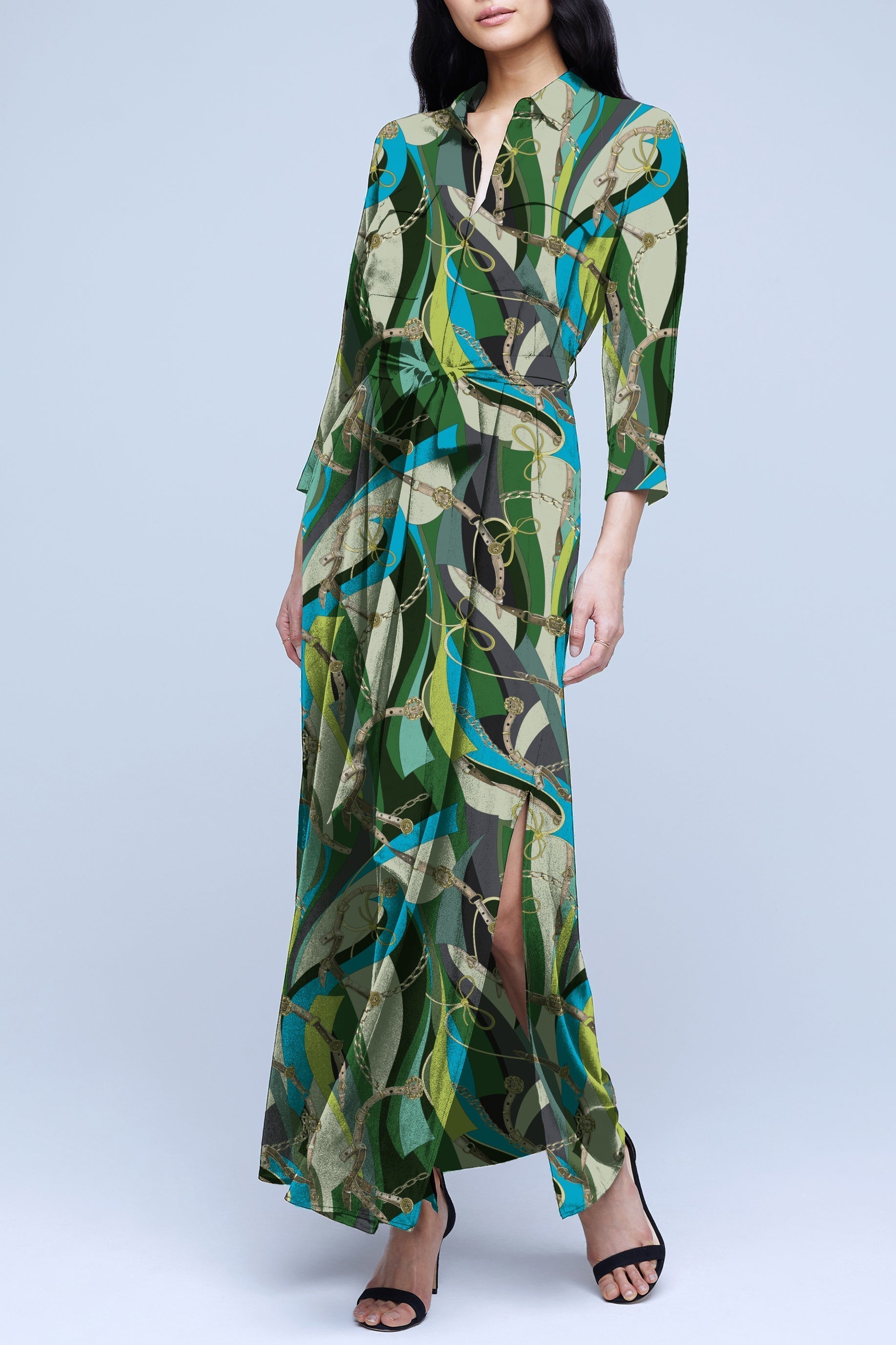 L'AGENCE-Cameron Shirt Dress-