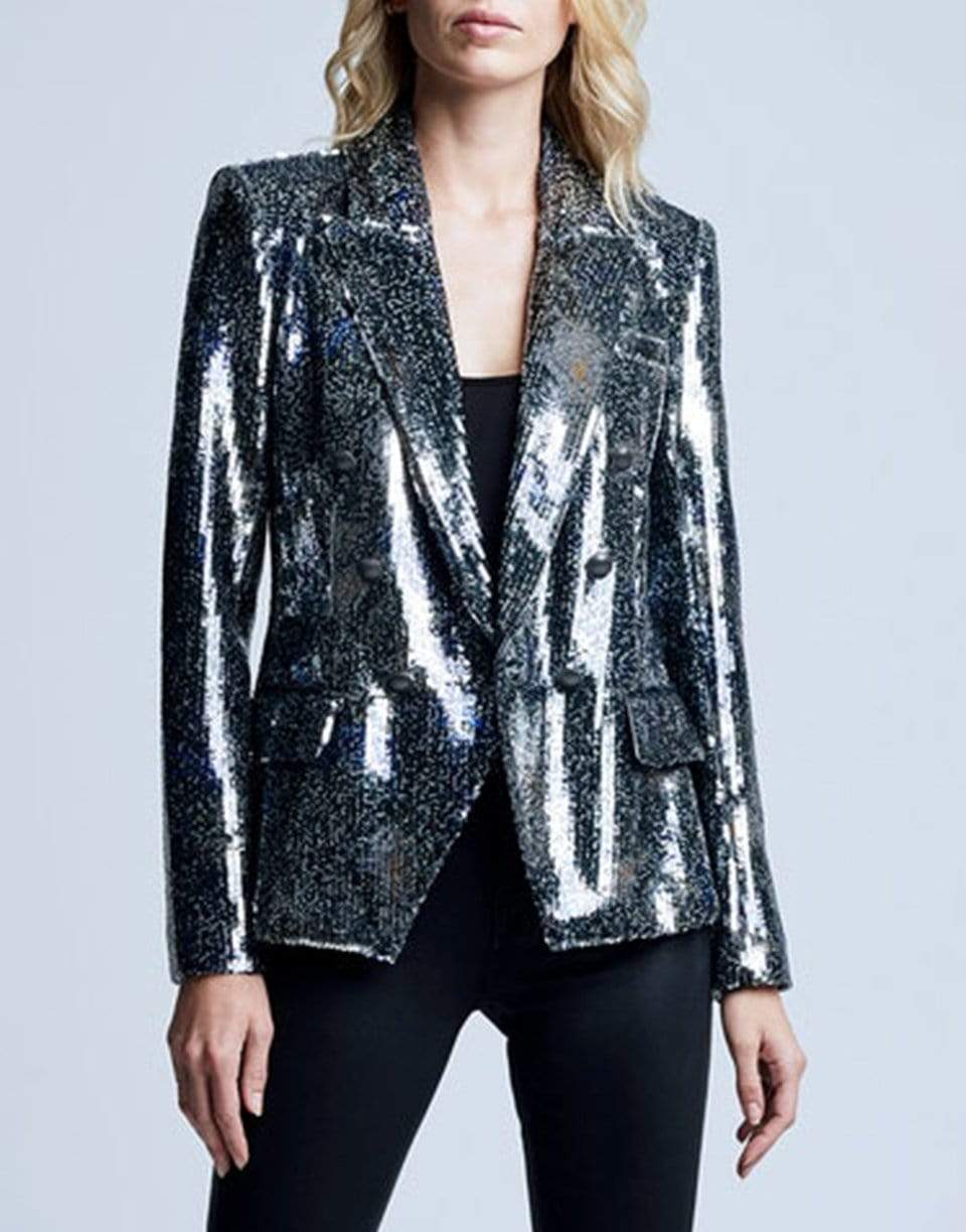 L'AGENCE-Kenzie Double Breasted Blazer-