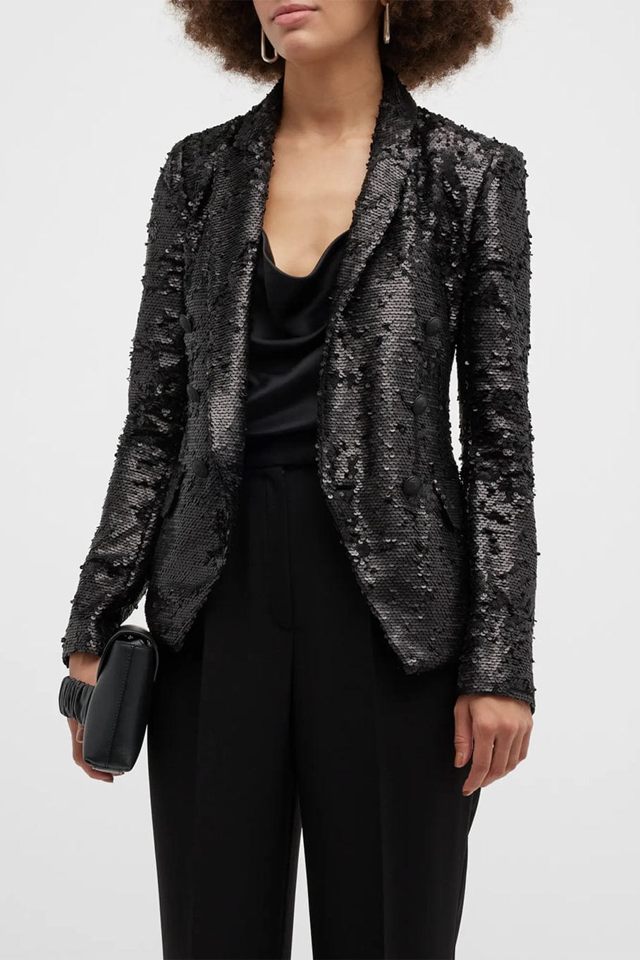 L'AGENCE-Kenzie Double Breasted Blazer-