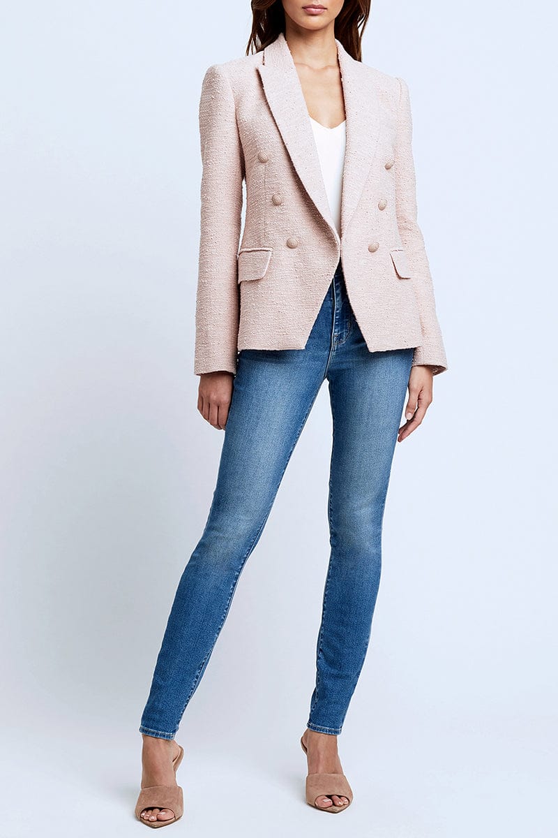 L'AGENCE-Kenzie Double Breasted Blazer-