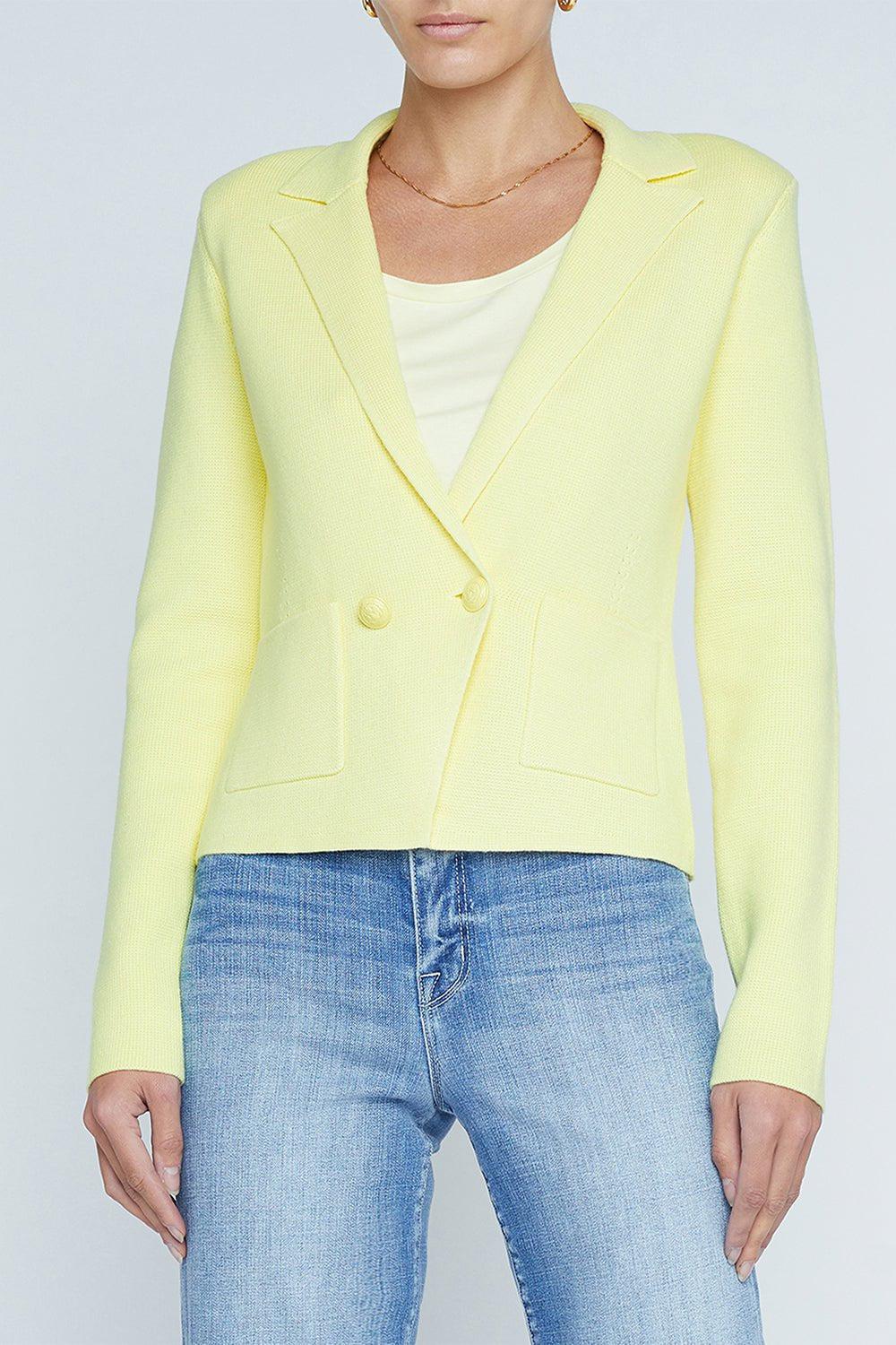 L'AGENCE-Sofia Blazer - Yellow Sorbet-