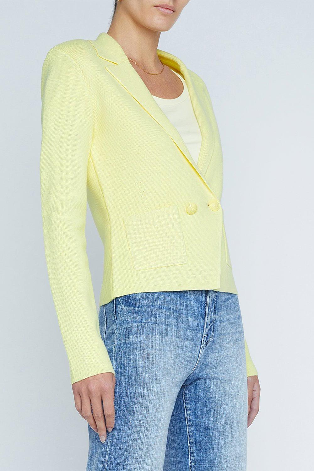 L'AGENCE-Sofia Blazer - Yellow Sorbet-