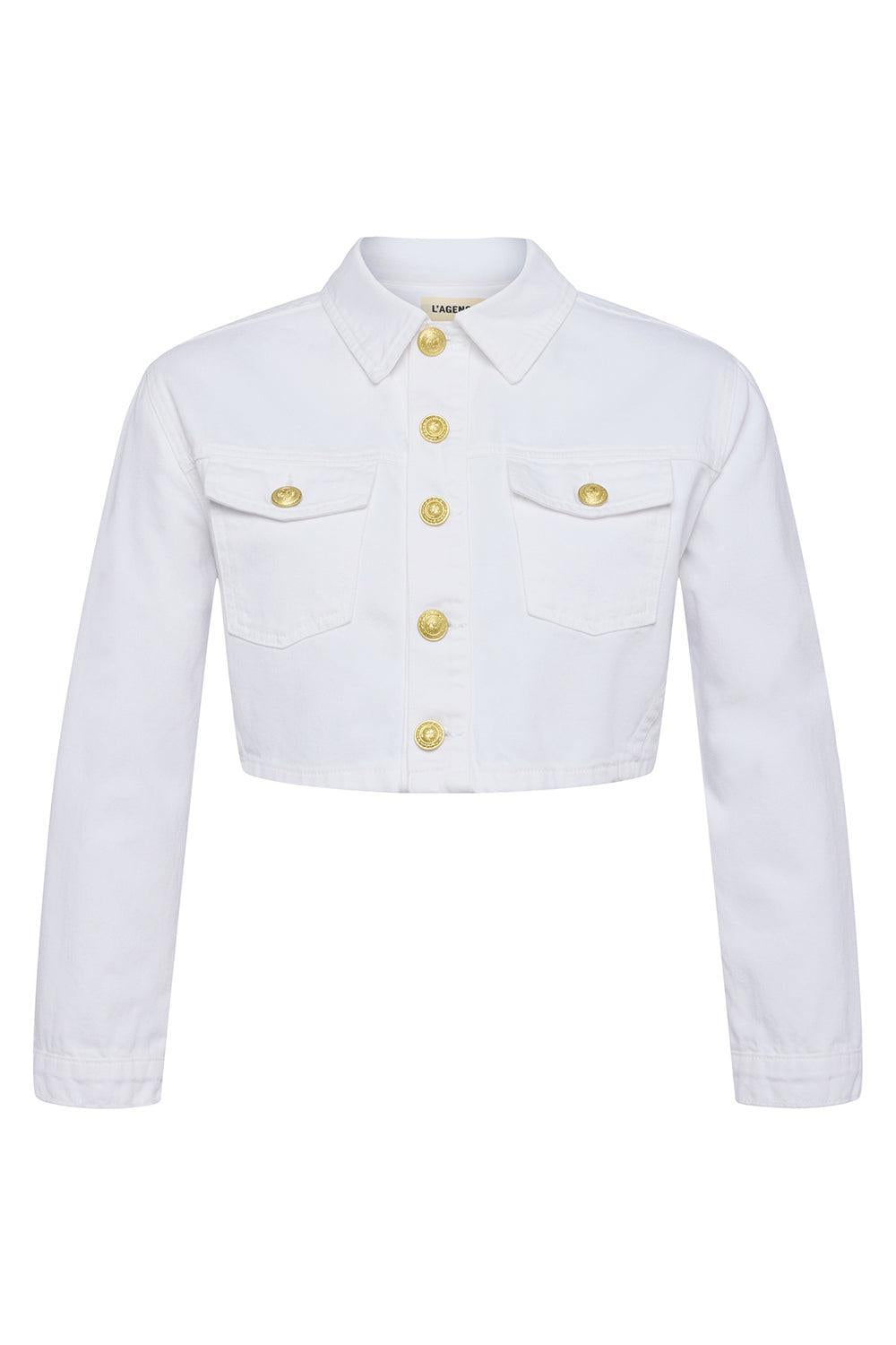 Genevie Jacket-BLANC-XS-CLOTHINGJACKETCASUAL-L'AGENCE