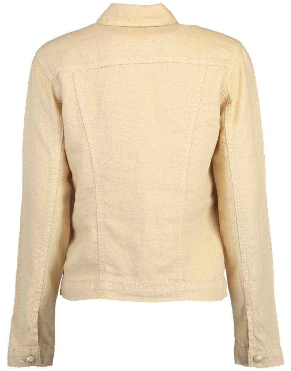 L'AGENCE-Sand Celine Linen Jacket-