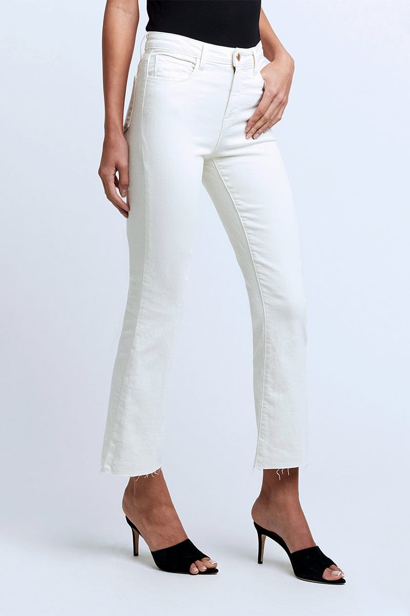L'AGENCE-Kendra Crop Flare Jean-