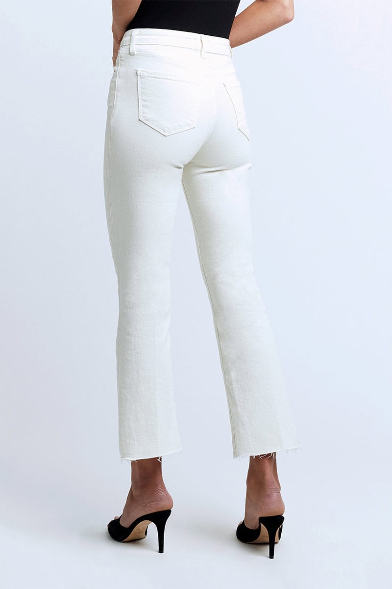 L'AGENCE-Kendra Crop Flare Jean-