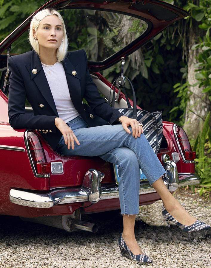 L'AGENCE-Sada High Rise Cropped Slim Jean-