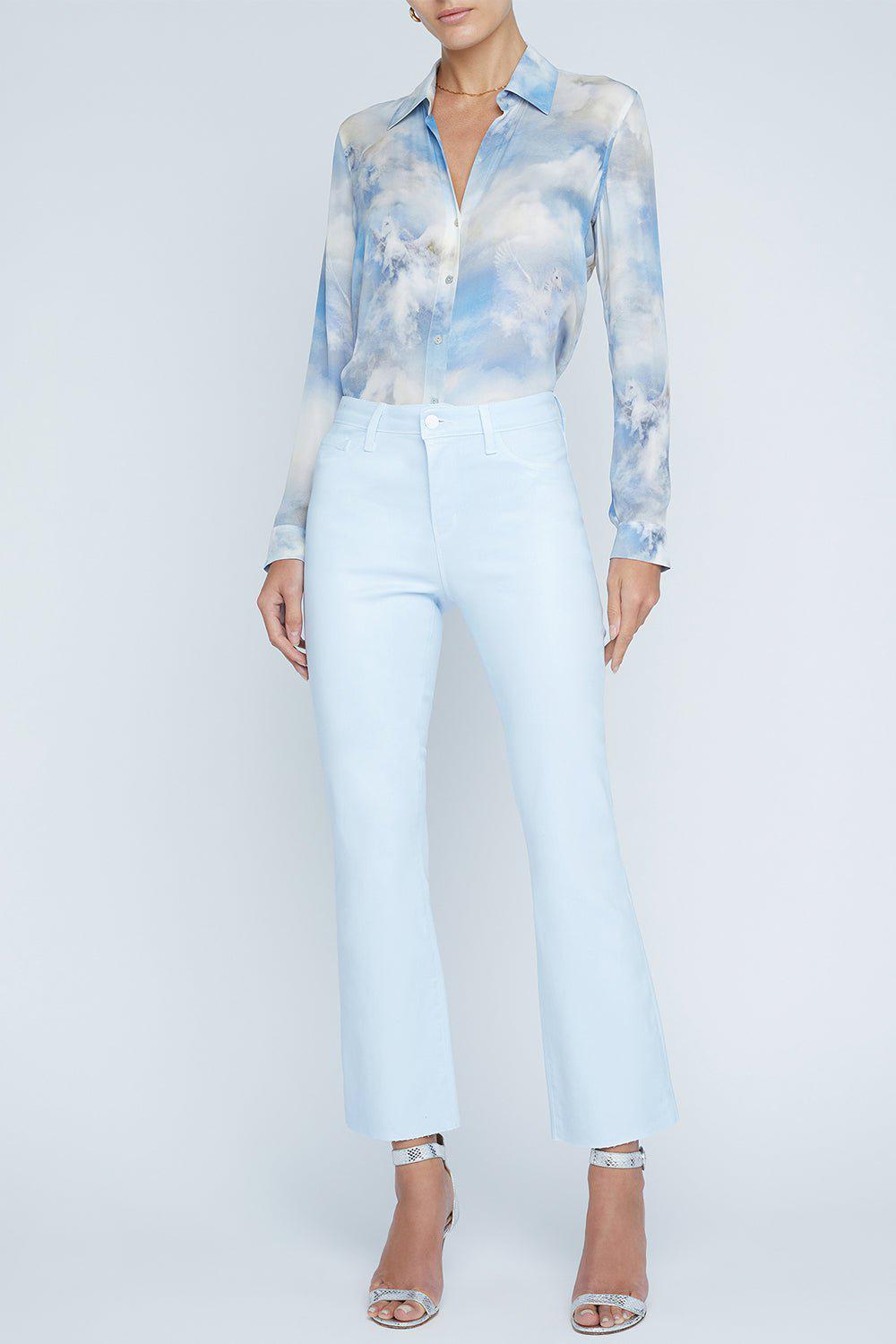 L'AGENCE-Kendra Flare Jeans - Ice Water-