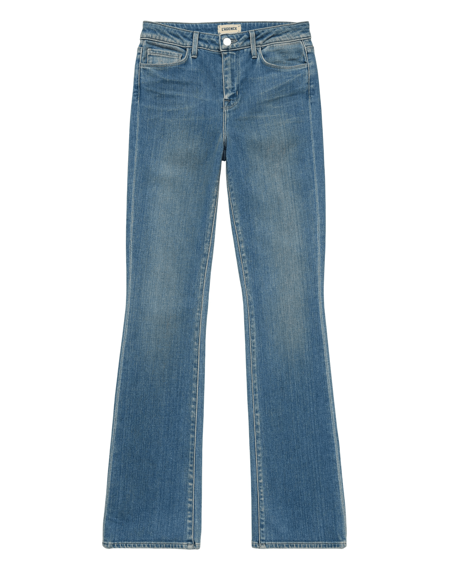 L'AGENCE-Oriana High-Rise Straight-Leg Jeans-