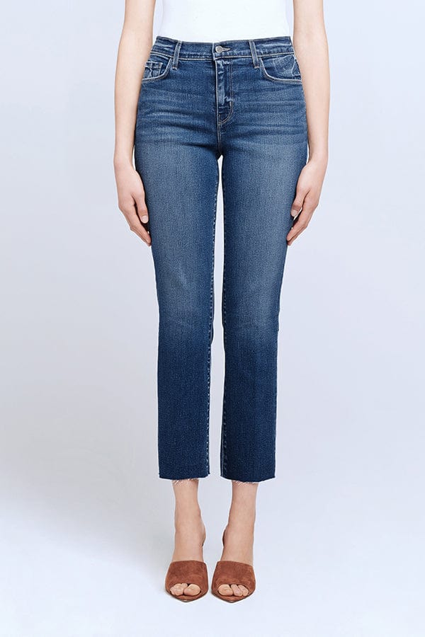 L'AGENCE-Sada High Rise Crop Slim Pant - Laredo-