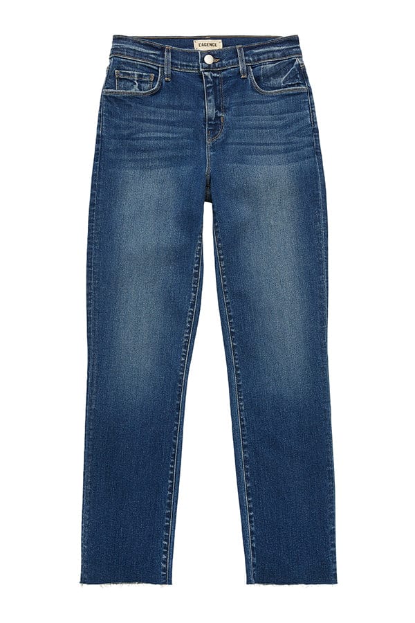 L'AGENCE-Sada High Rise Crop Slim Pant - Laredo-
