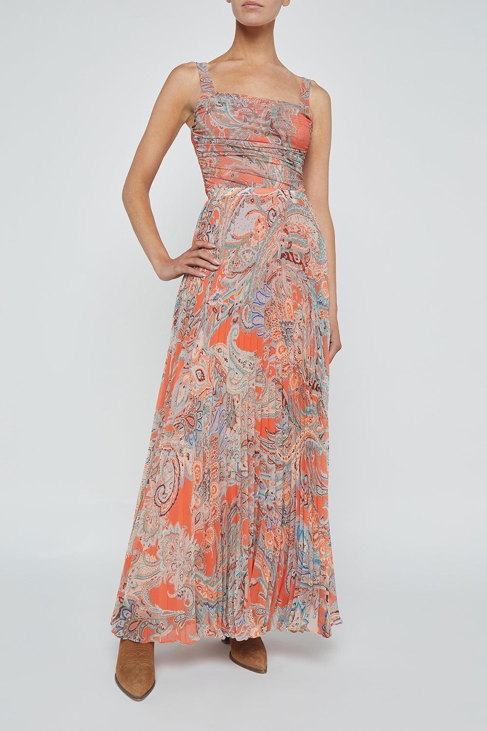 Torin Maxi Skirt-LTBLUPSL-2-CLOTHINGSKIRTMAXI-L'AGENCE