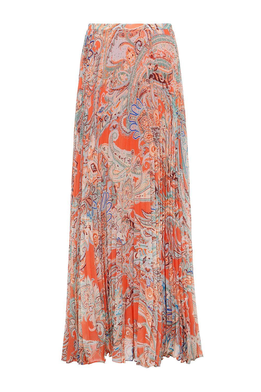 Torin Maxi Skirt-LTBLUPSL-2-CLOTHINGSKIRTMAXI-L'AGENCE