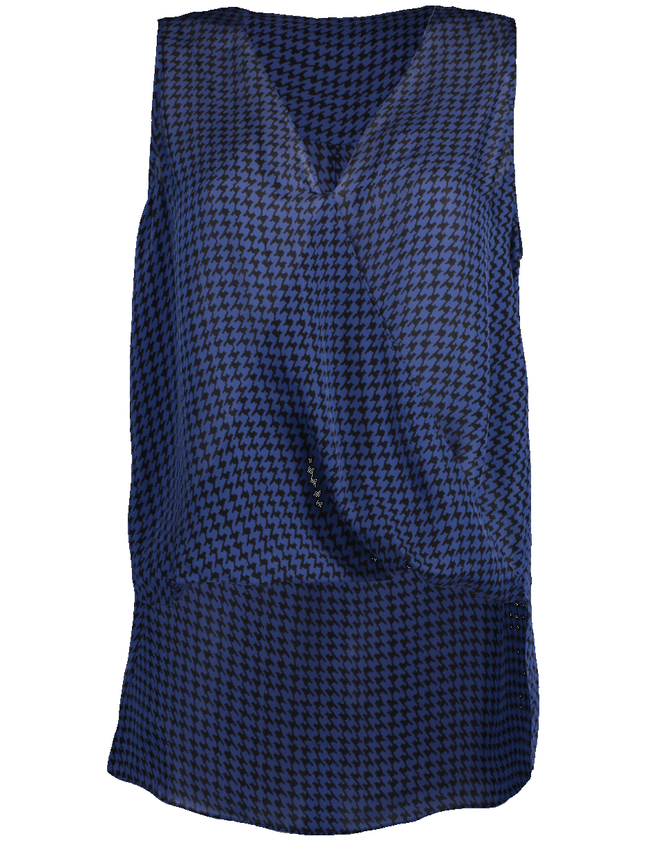 L'AGENCE-Sleeveless Mila Draped Blouse-
