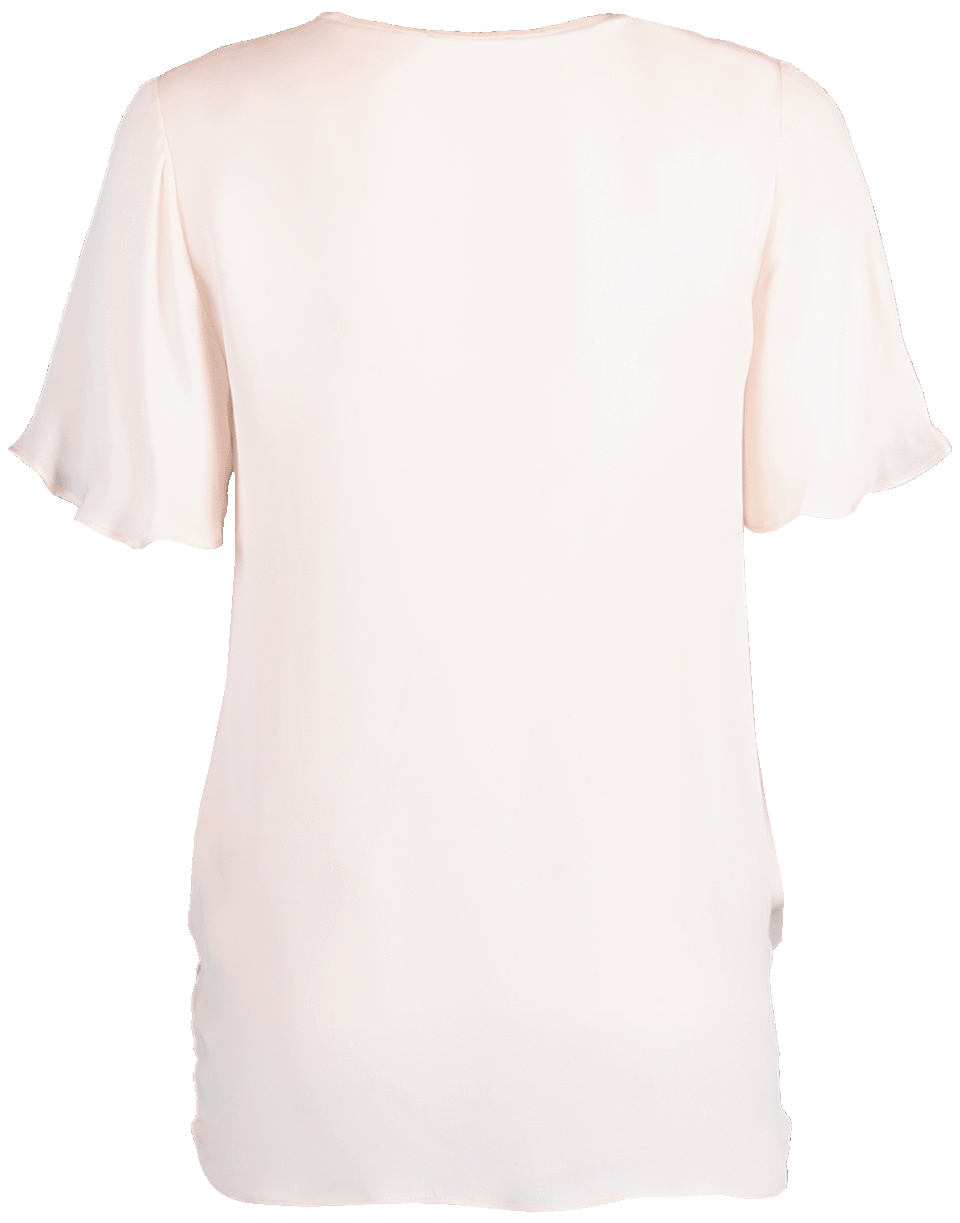 L'AGENCE-Karen Flutter Sleeve Blouse-