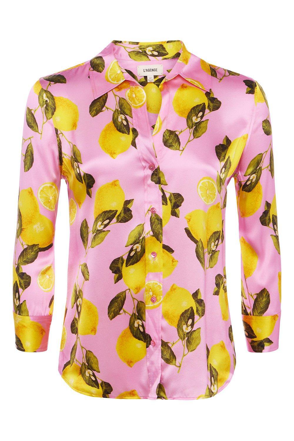 L'AGENCE-Dani Blouse - Cotton Candy Lemon-
