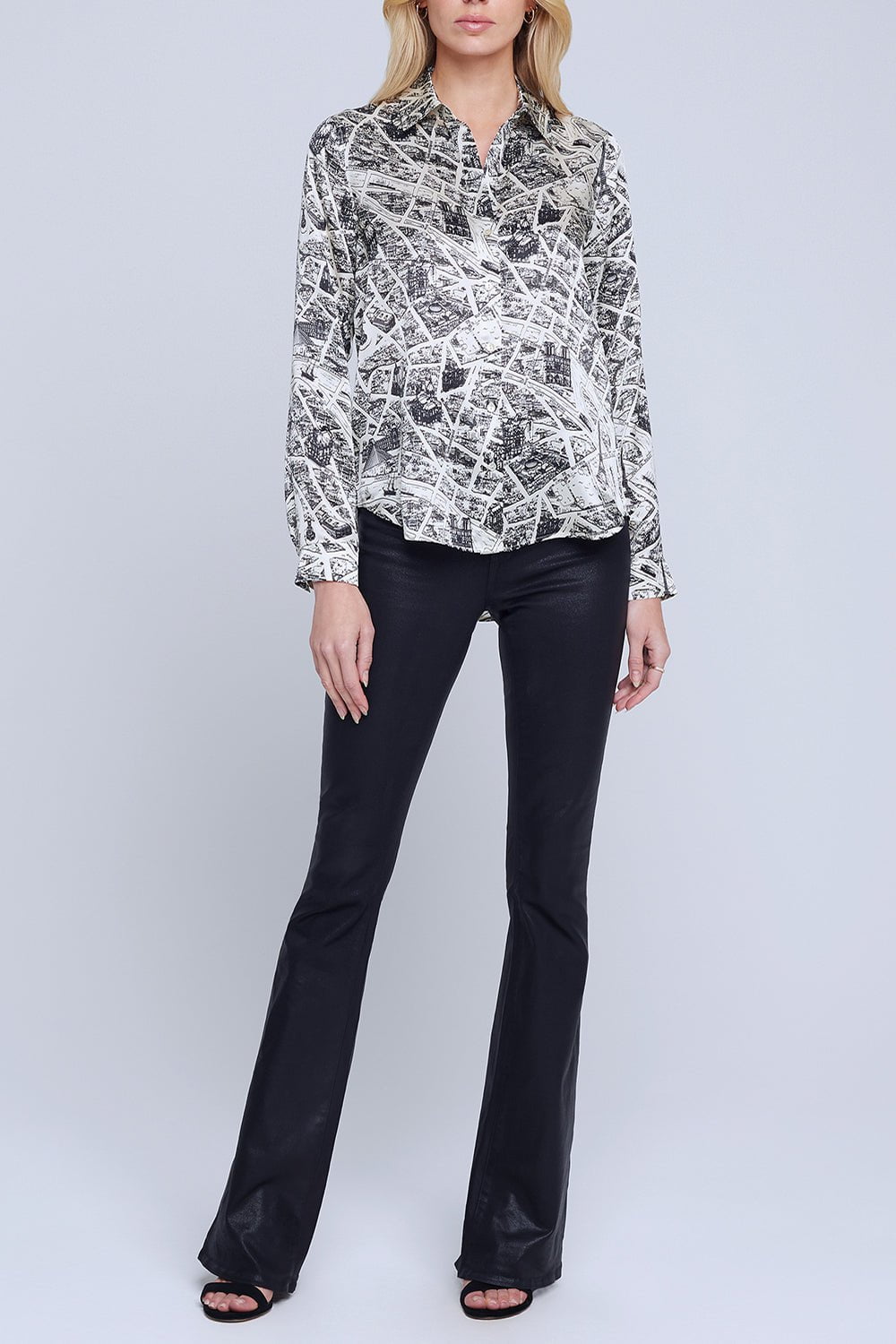 L'AGENCE-Tyler Blouse - Paris Map-