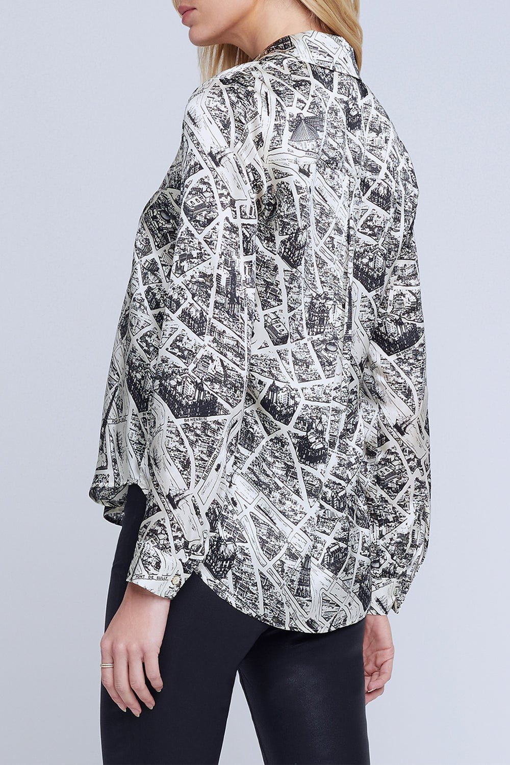 L'AGENCE-Tyler Blouse - Paris Map-