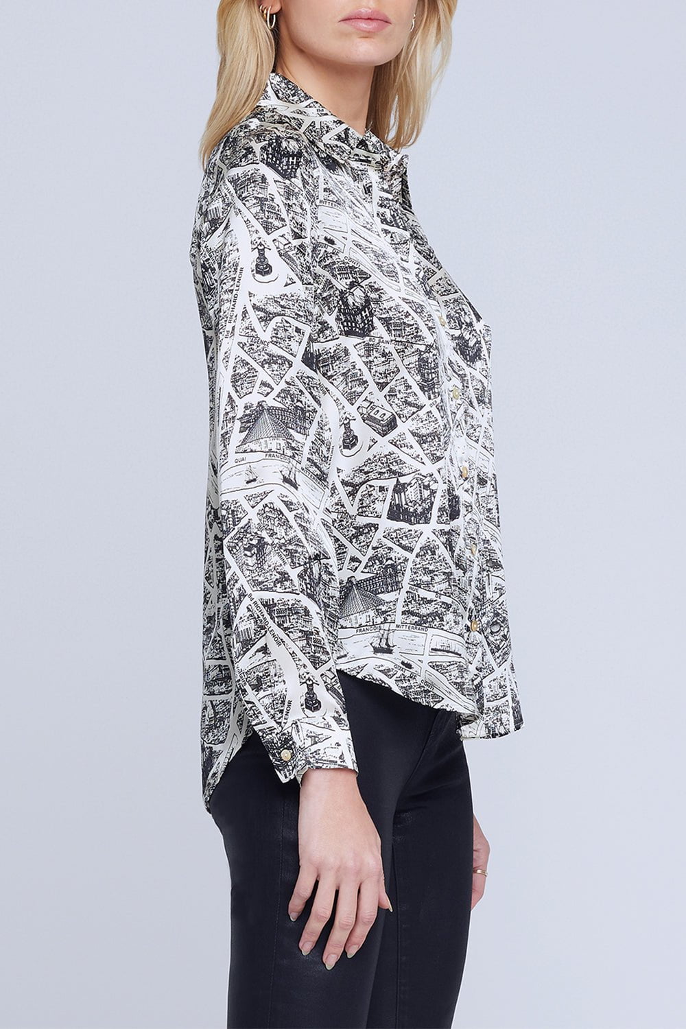 L'AGENCE-Tyler Blouse - Paris Map-
