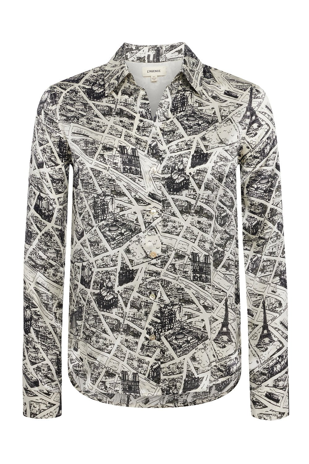 L'AGENCE-Tyler Blouse - Paris Map-