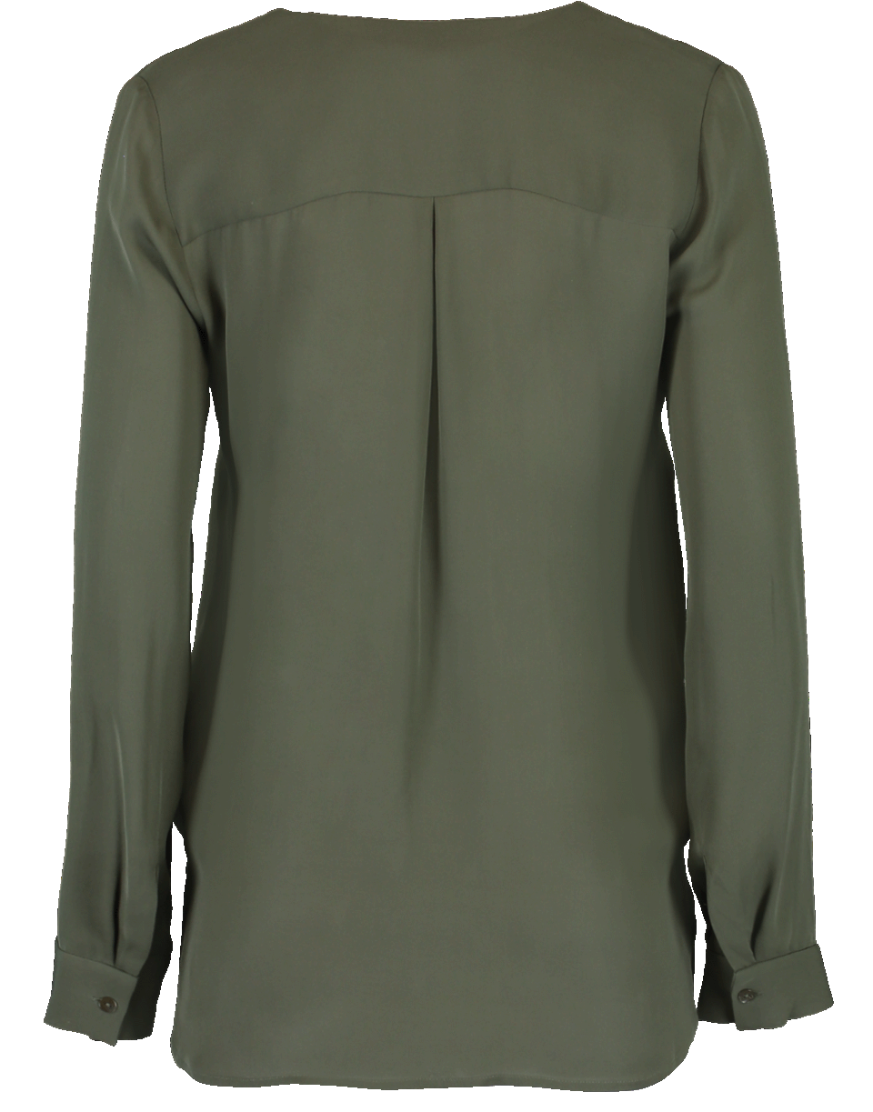 L'AGENCE-Kyla Drape Blouse-