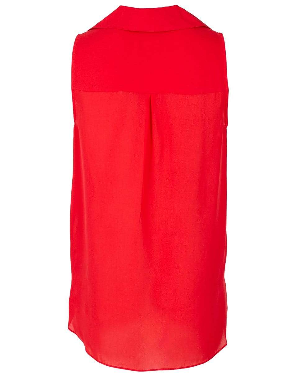 L'AGENCE-Hibiscus Freja Draped Silk Blouse-