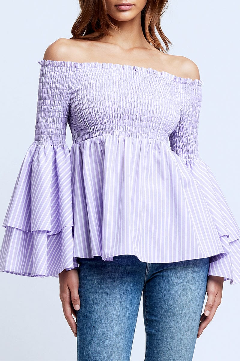 L'AGENCE-Denver Off Shoulder Blouse-