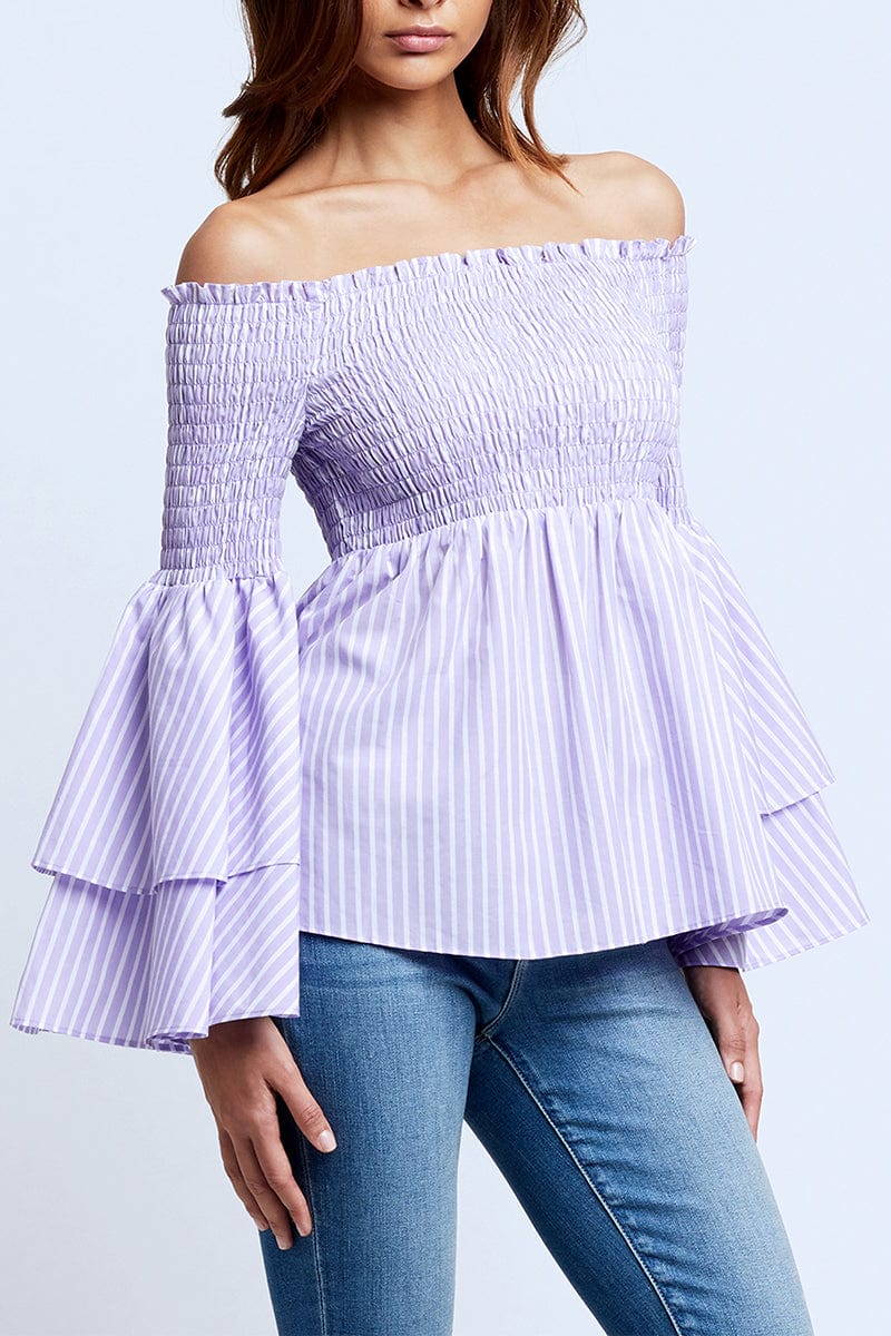 L'AGENCE-Denver Off Shoulder Blouse-