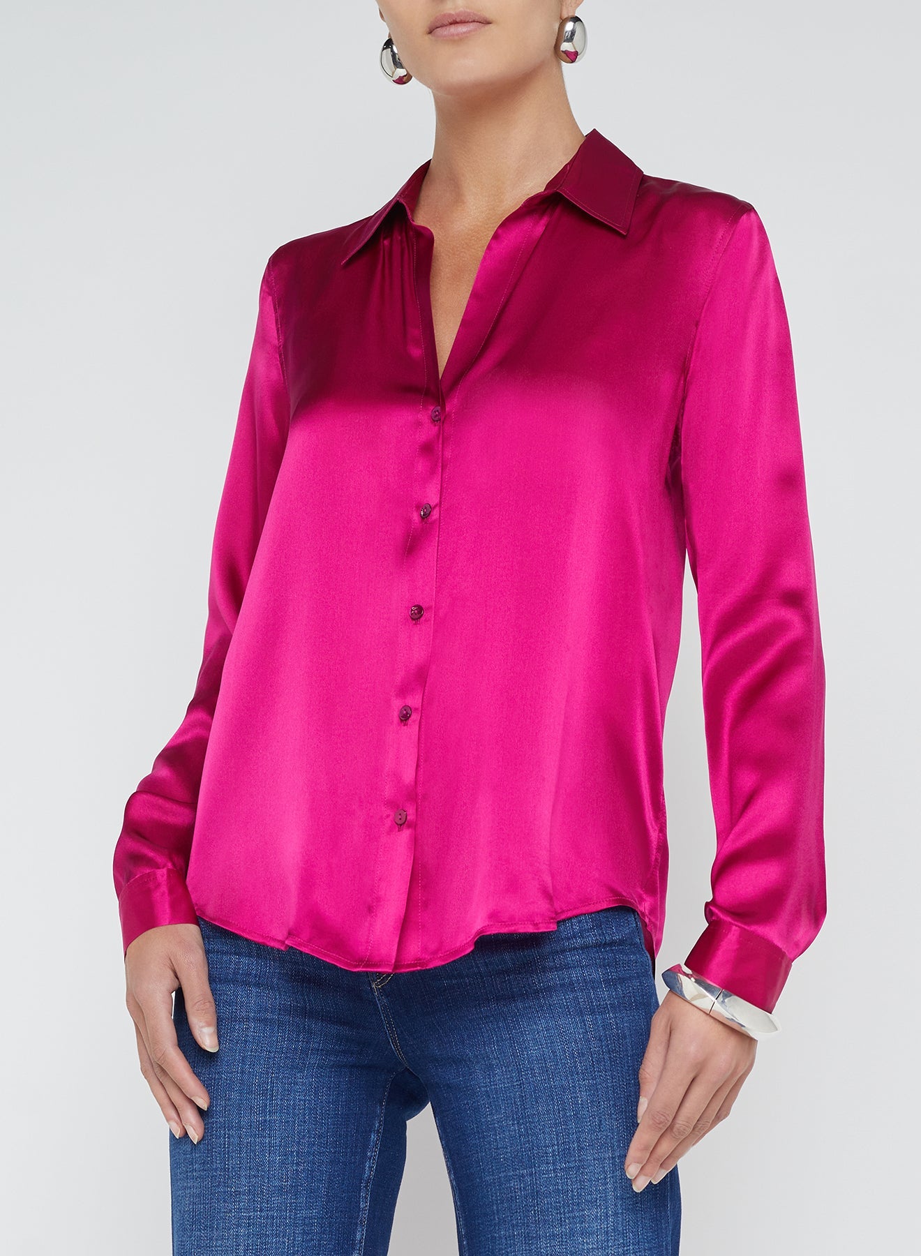 Tyler Blouse - Ruby-RUBY-XS-CLOTHINGTOPBLOUSE-L'AGENCE