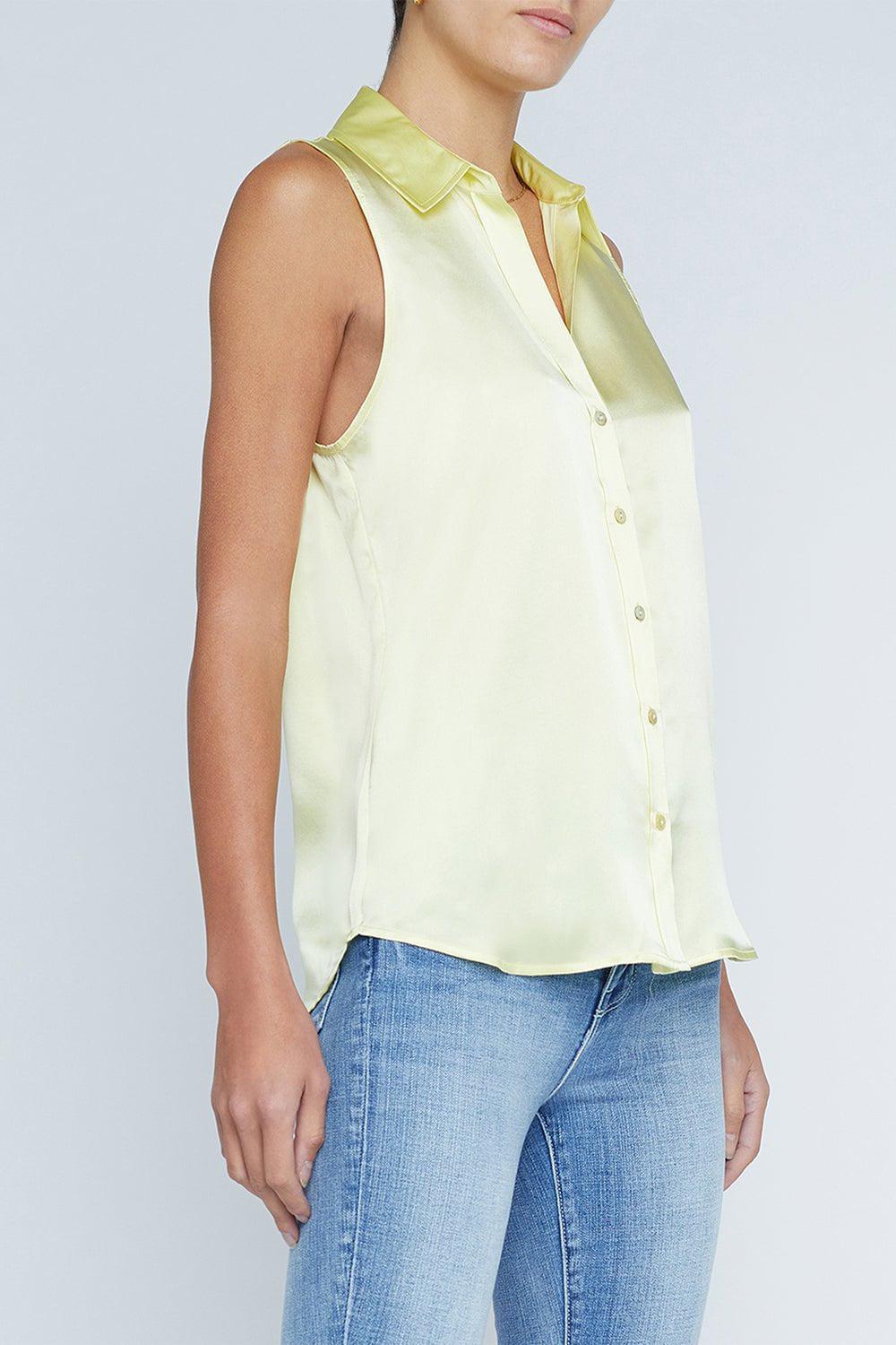 L'AGENCE-Emmy Blouse - Yellow Sorbet-