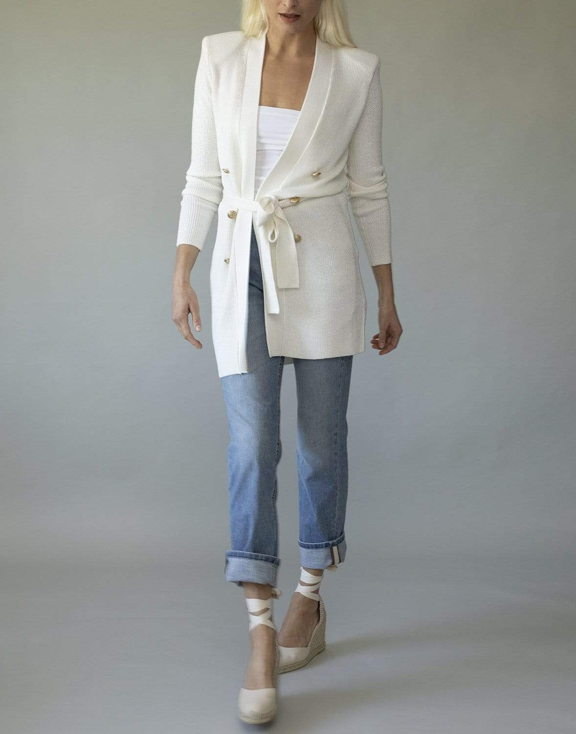 L'AGENCE-Ivory Noe Cardigan-