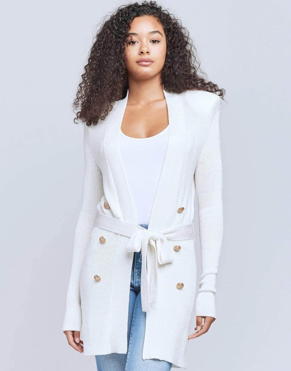 L'AGENCE-Ivory Noe Cardigan-