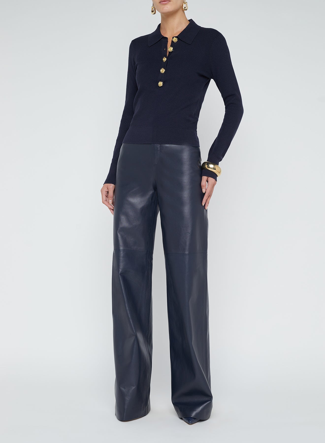 STERLING SWEATER-MIDNIGHT/GOLD ROSE-XS-CLOTHINGTOPSWEATER-L'AGENCE