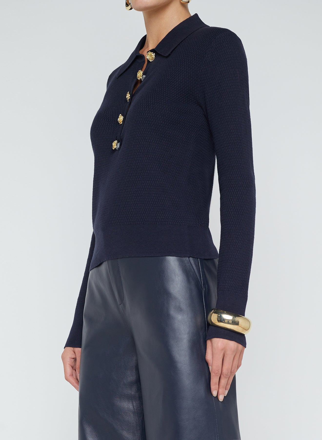 STERLING SWEATER-MIDNIGHT/GOLD ROSE-XS-CLOTHINGTOPSWEATER-L'AGENCE
