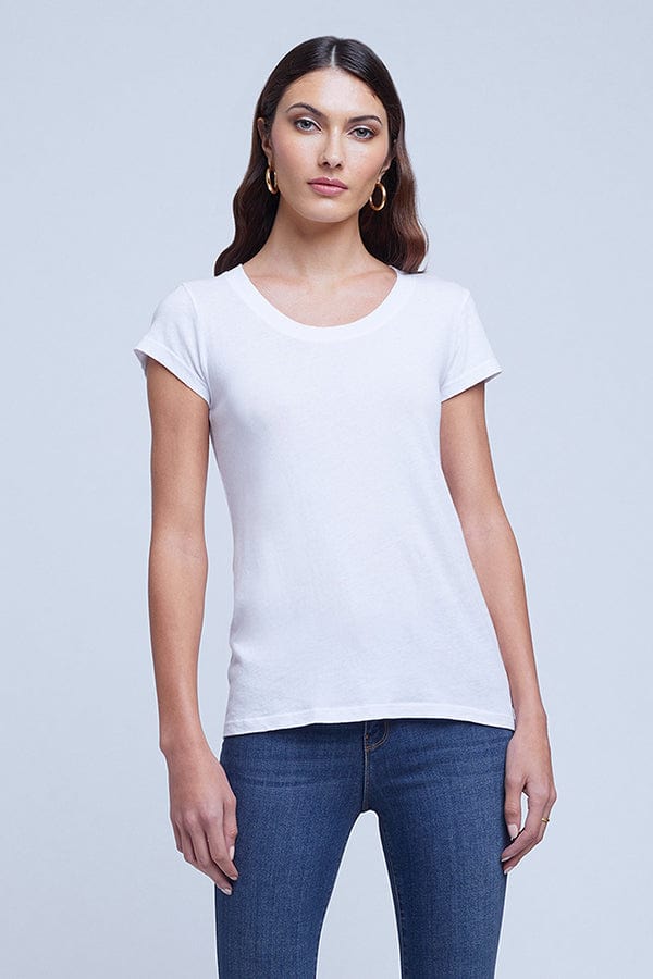 L'AGENCE-Cory Tee - White-
