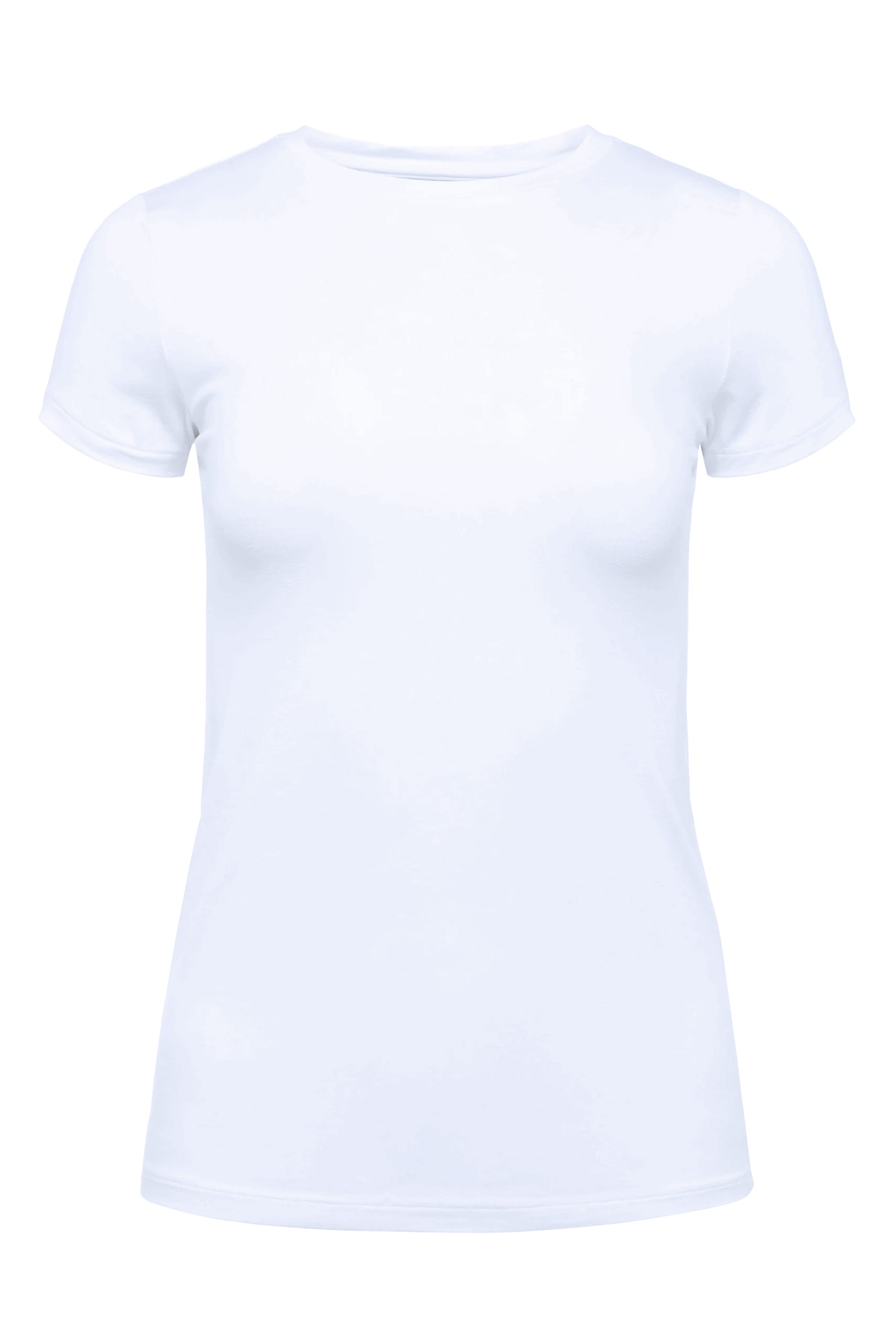 L'AGENCE-Ressi Micro Rib Tee - White-