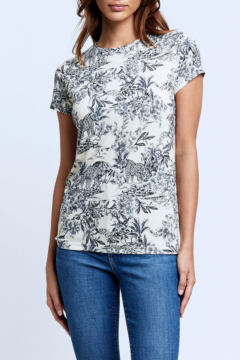 L'AGENCE-Ressi Short Sleeve T Shirt-