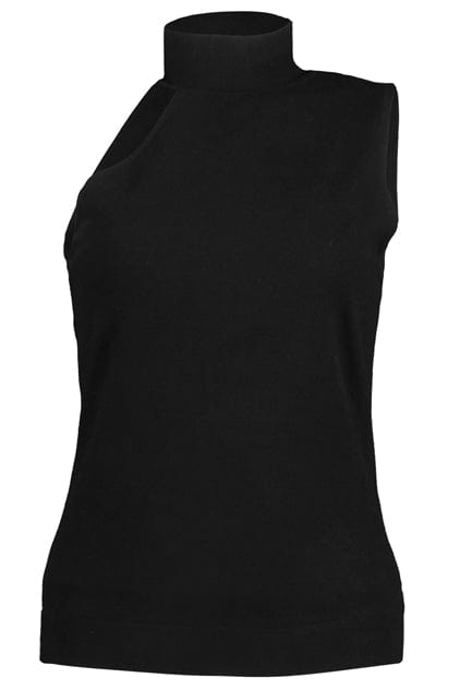 L'AGENCE-Imani Mock Neck Knit Tank-