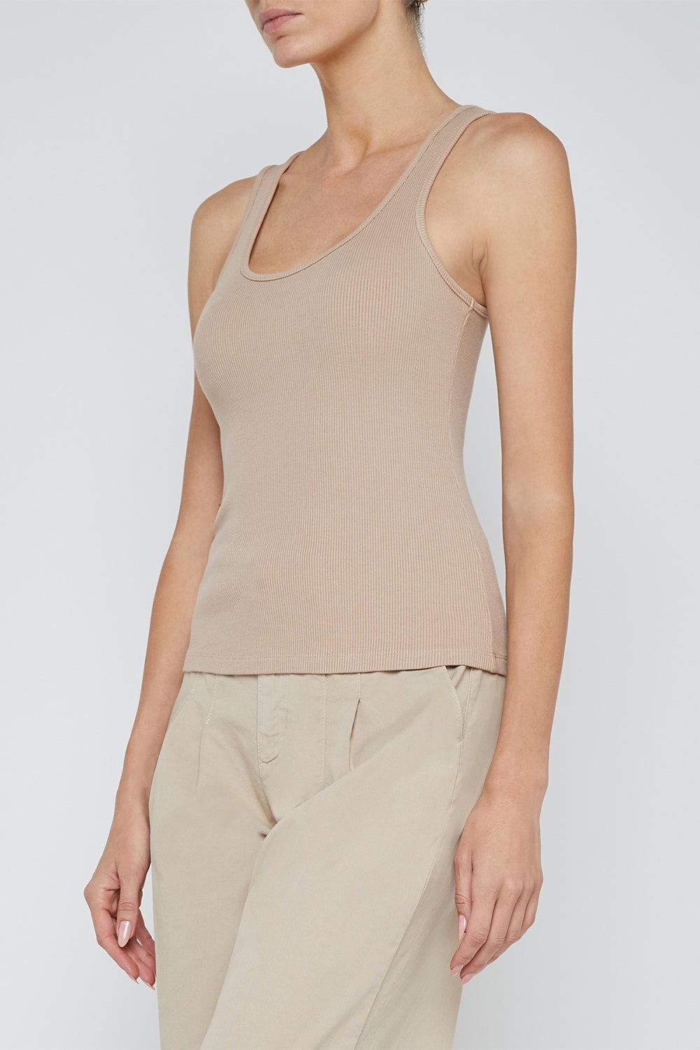 Adira Tank - Cappuccino-CAPPUCCN-XS-CLOTHINGTOPTANK-L'AGENCE