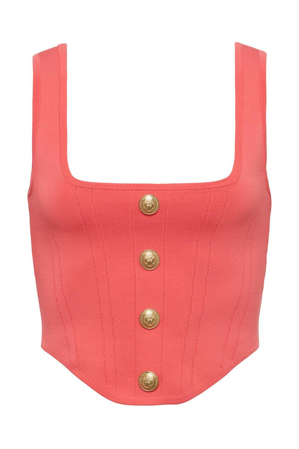 Saga Square Top-CRLRSEGL-XS-CLOTHINGTOPTANK-L'AGENCE