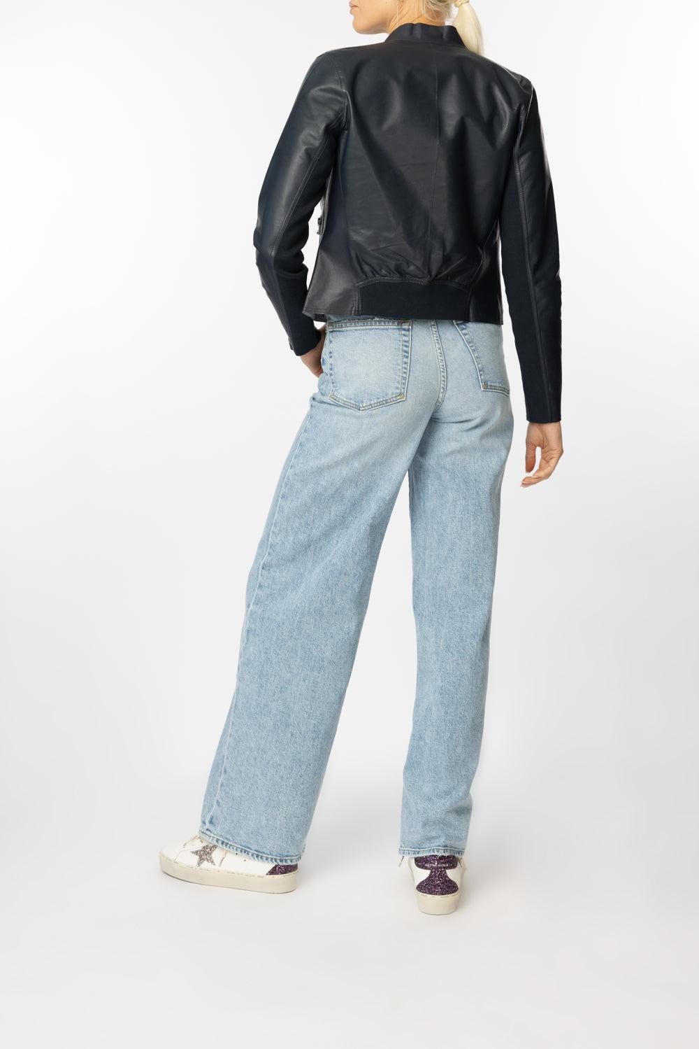 Chapin Jacket - Navy Silver-NVY/SILV-XS-CLOTHINGCOATLEATHER-LAMARQUE